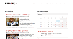 Desktop Screenshot of ensdorf.de